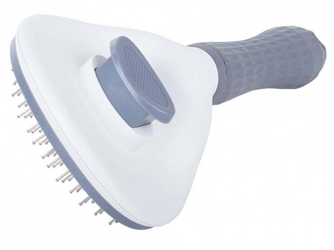 Brosse autonettoyante pour chiens et chats