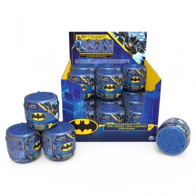 FIGURINES BATMAN 5cm DANS BARIL