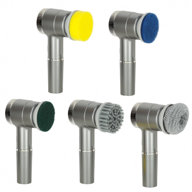 Brosse électrique de nettoyage 5 en 1 avec LED pour salles de bain et sols