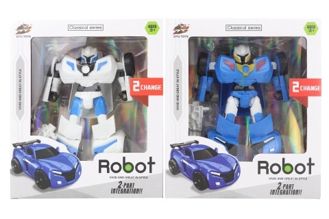 Robot pliable en voiture de sport