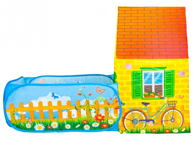 Tente pour enfants ferme de village