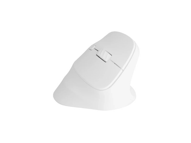 Souris verticale sans fil Crake 2 BT 5.2 + 2.4GHz blanche