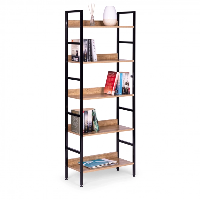 Bibliothèque moderne avec 5 étagères