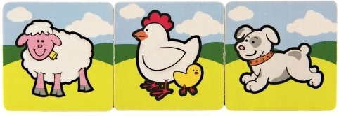 Cartes en bois résistantes adaptées aux petites mains
