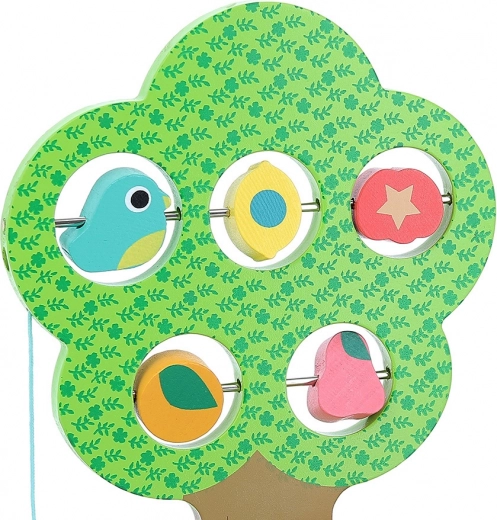 Arbre avec perles coulissantes pour la motricité fine