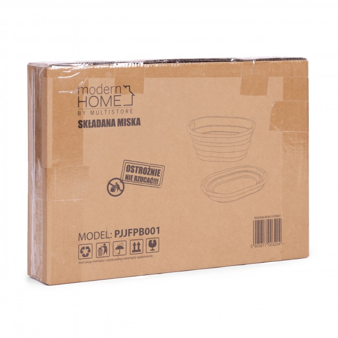 Panier à linge pliable blanc-gris 20 L de ModernHome