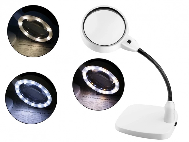 Loupe cosmétique avec éclairage LED