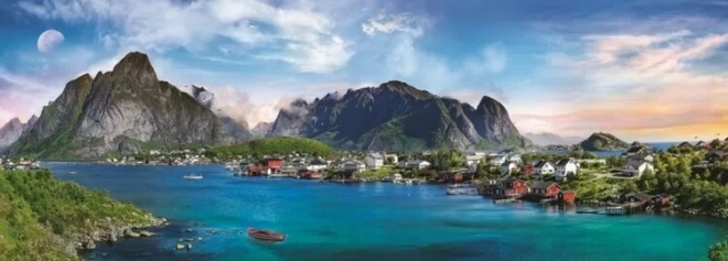 Puzzle 500 pièces panorama – Lofoten, Norvège