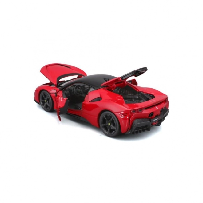 Modèle métallique Ferrari SF90 Stradale rouge 1:18