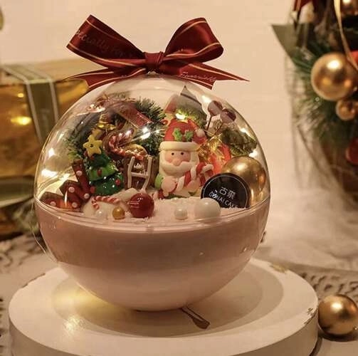 Ornements transparents 12cm - ensemble de 5 Ruhhy 22278