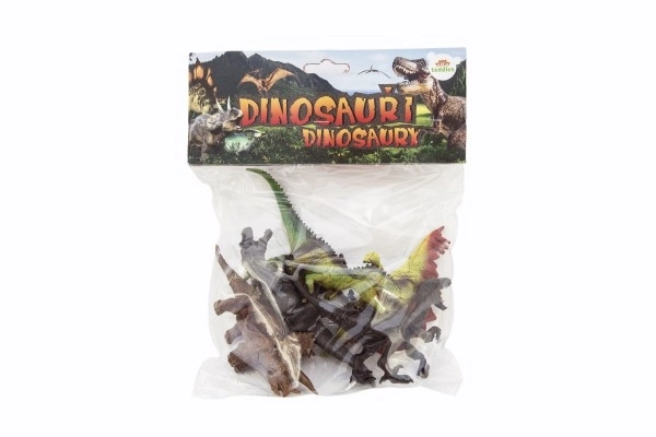Ensemble plastique de dinosaures 6 pcs