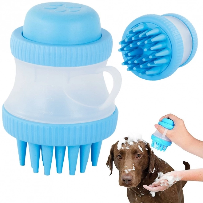 Brosse en silicone pour animaux de compagnie