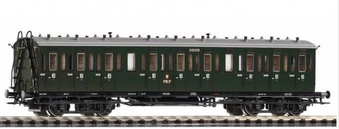 Voiture à compartiments 2e classe Bx ex C4 PKP Époque III
