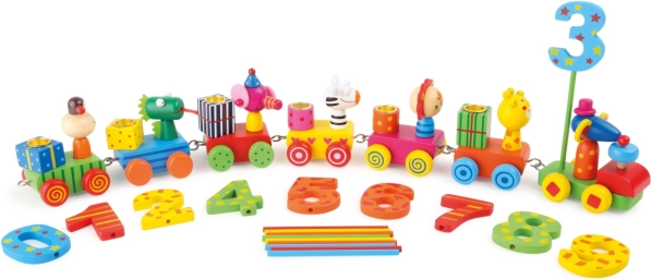 Train d’anniversaire interactif