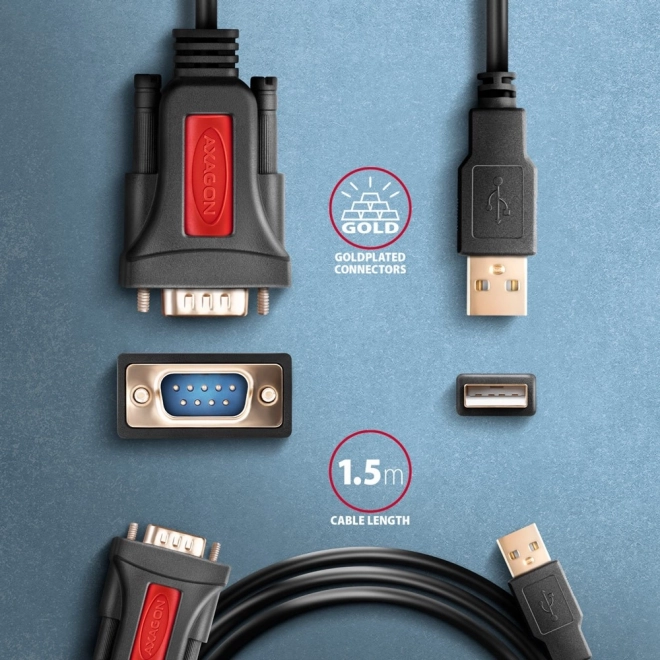 Adaptateur USB 2.0 vers RS-232 câble 1,5 m avec puce Prolific