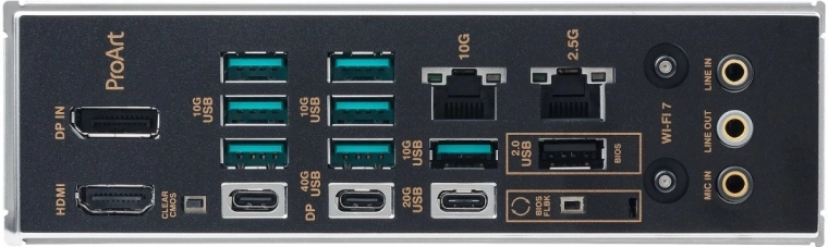 Réseau haut de gamme : LAN 10G + 2.5G et Wi‑Fi 7