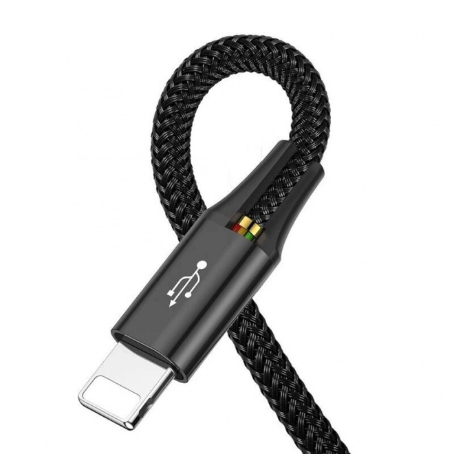 Baseus Câble USB rapide 4 en 1 2xUSB-C / Lightning / Micro 3,5A 1,2m - noir