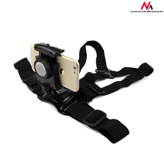 Harnais pectoral sportif pour téléphones et caméras