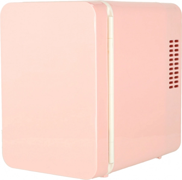 Mini réfrigérateur portatif électrique 2-en-1 rose 4L