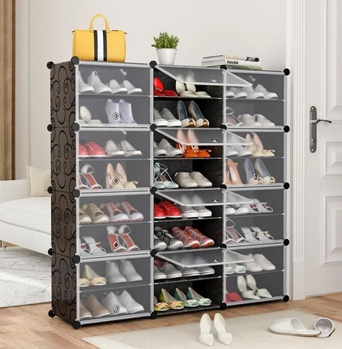 Étagère à chaussures modulaire - 6 niveaux