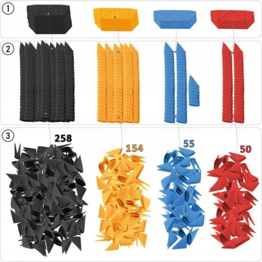 Assemblage sans colle, modules faciles