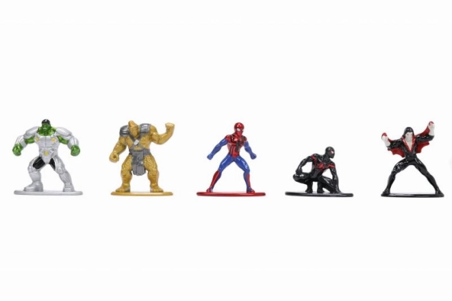 Figurines de collection Nano en métal de Marvel 20 pièces