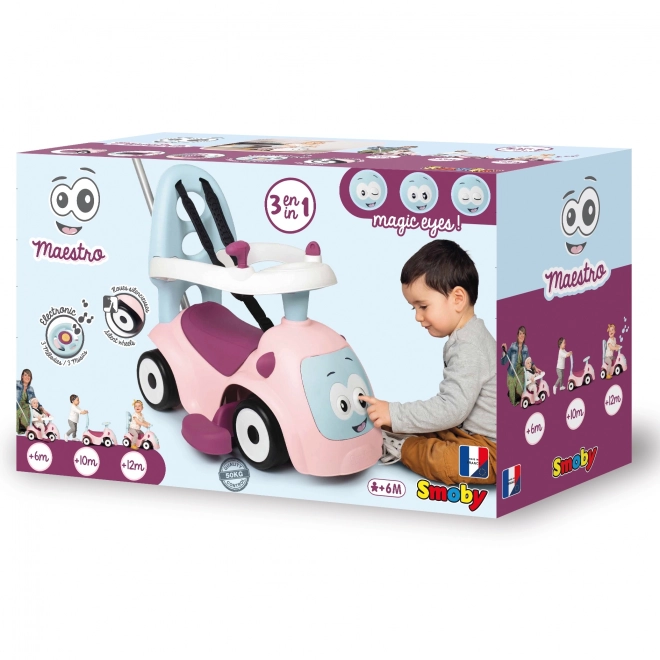 Porteur SMOBY Maestro 3 en 1 Rose