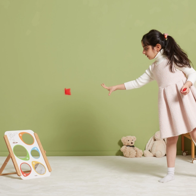 Jeu de lancer sur cible en bois Viga certifié FSC