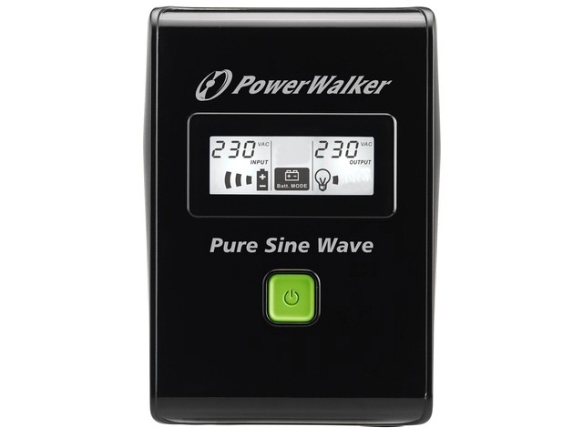 PowerWalker UPS Line-Interactive 800VA avec onde sinusoïdale pure