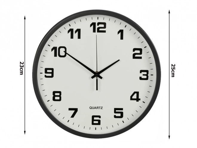 Grande horloge murale silencieuse 25 cm ronde