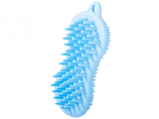 Brosse de massage en silicone pour le corps et la tête