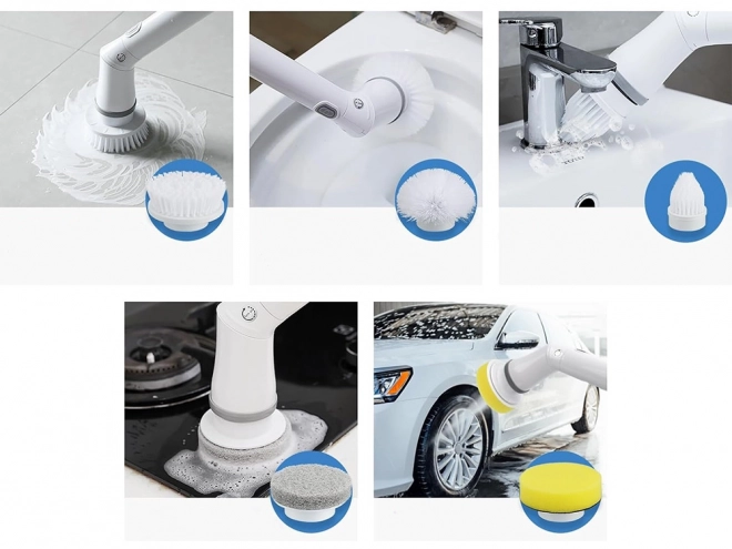 Brosse rotative électrique pour carreaux et joints