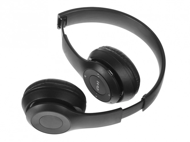 Casque sans fil p47 bluetooth microphone mp3 – Noir