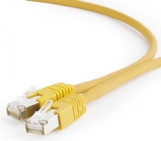 Câble patch cat. 6A S/FTP LSZH 0,25 m jaune