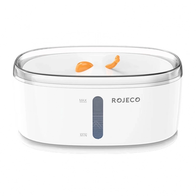 Fontaine à eau pour animaux domestiques Rojeco sans fil 2,5 l