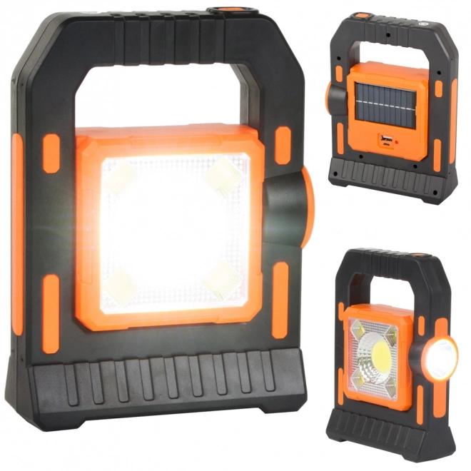 Lumière LED de camping solaire avec batterie rechargeable
