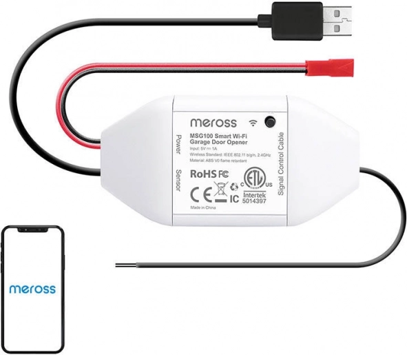 Ouvre-porte de garage intelligent Meross