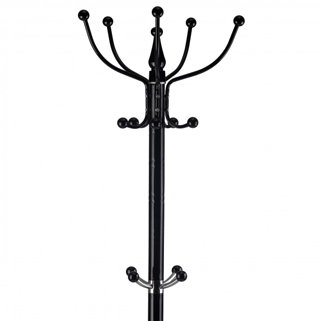 Porte-vêtements porte-manteau base stable noire