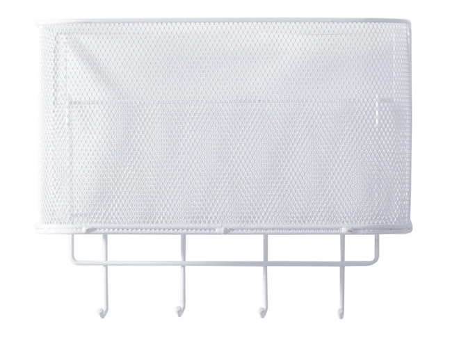 Panier suspendu en métal pour porte avec crochets