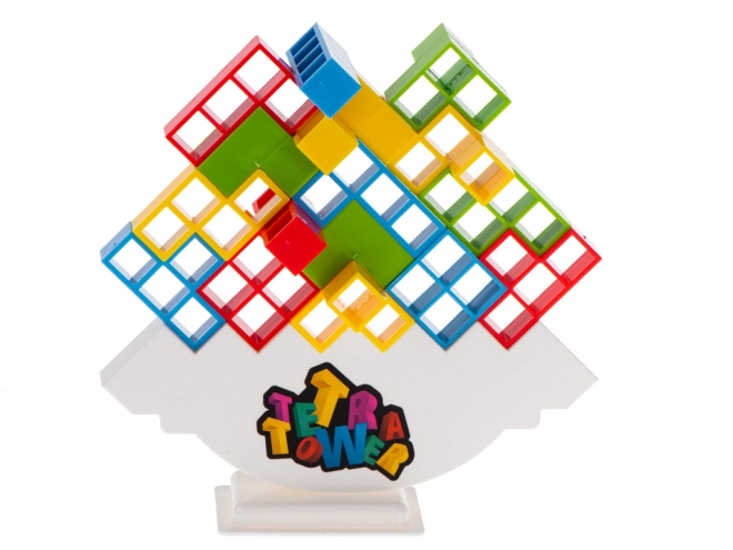 Jeu d'équilibre logique Montessori dans le style Tetris
