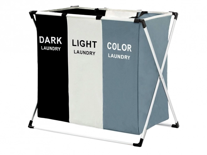 Organisateur pratique pour le linge avec séparation triple