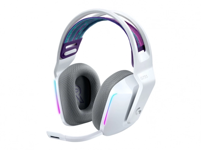 Casque de jeu sans fil RGB G733 Lightspeed blanc