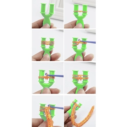 Fabrication de bracelets DIY avec élastiques 18082
