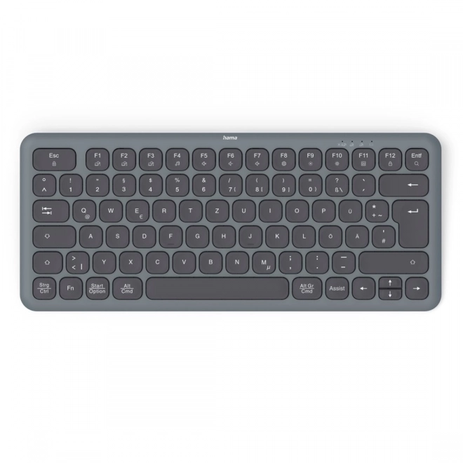 Clavier sans fil Hama WK-500 pour plusieurs appareils noir-gris