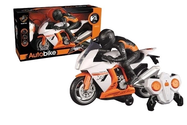 Moto RC pour enfants avec télécommande