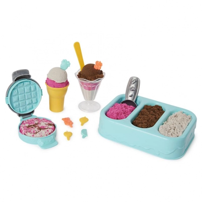 Sable cinétique parfumé glaces en boule