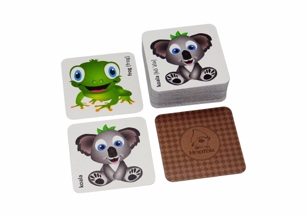 Jeux de Kubík avec les animaux 3 en 1 dans une boîte en métal