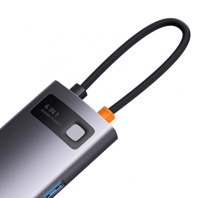 Baseus StarJoy 6 en 1 USB-C hub avec plusieurs connecteurs