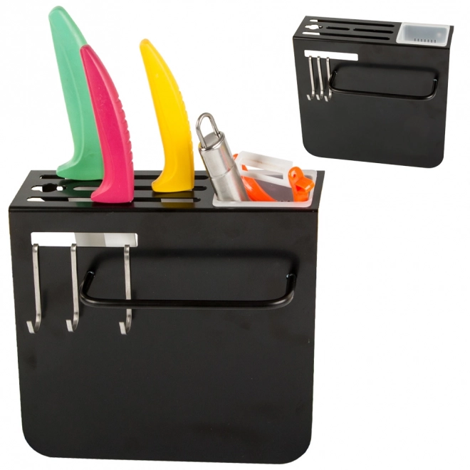 Organisateur de cuisine pour couteaux en métal