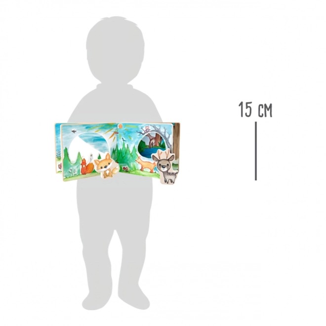 Livre illustré interactif en bois Small Foot